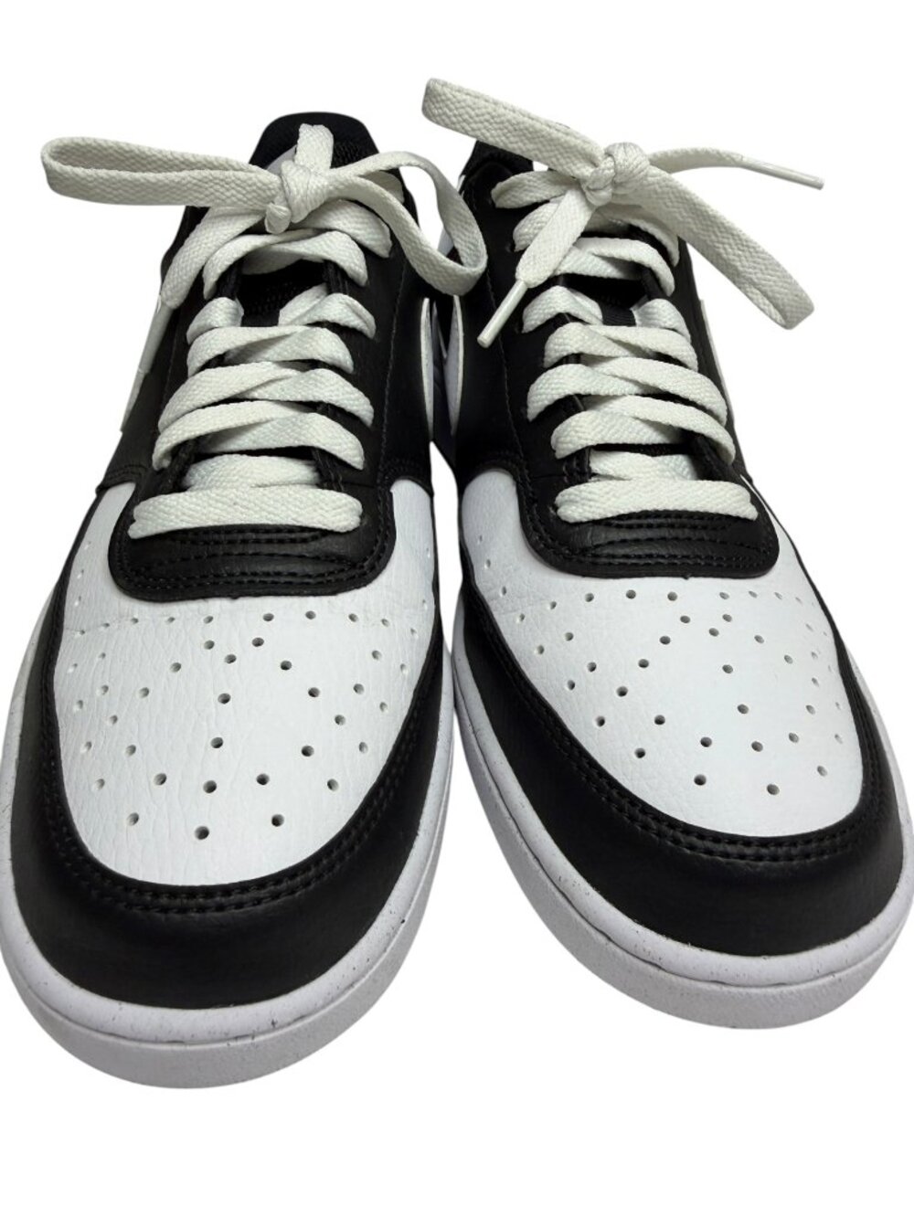 Nike Court Vision Low Next Nature Sneakers Tennis Shoes Women Panda 11 NWOT - Picture 8 of 13